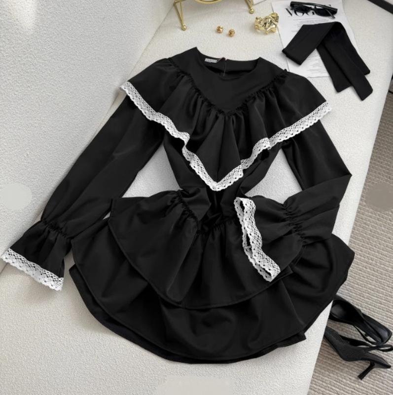 Женское Платье Чёрное 38