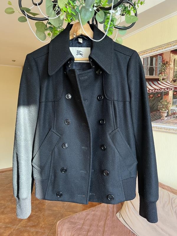 Women Burberry Coat Black S