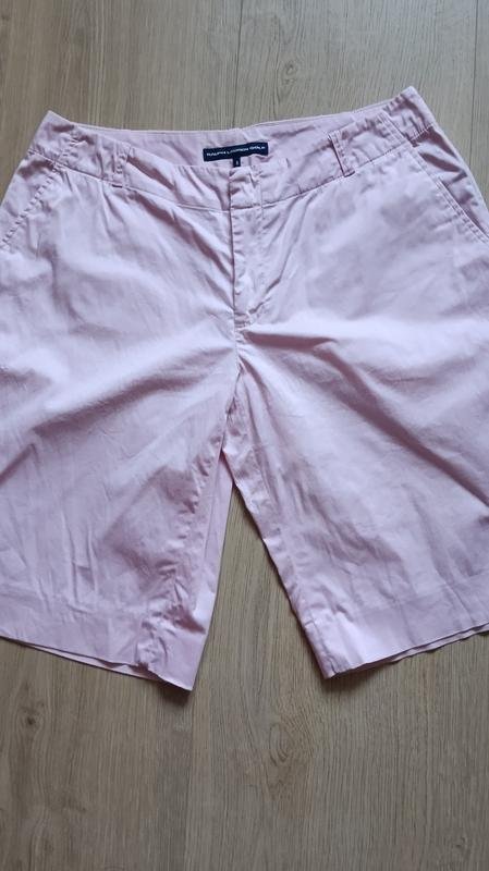 Women Polo Ralph Lauren Shorts Pink Cotton XL