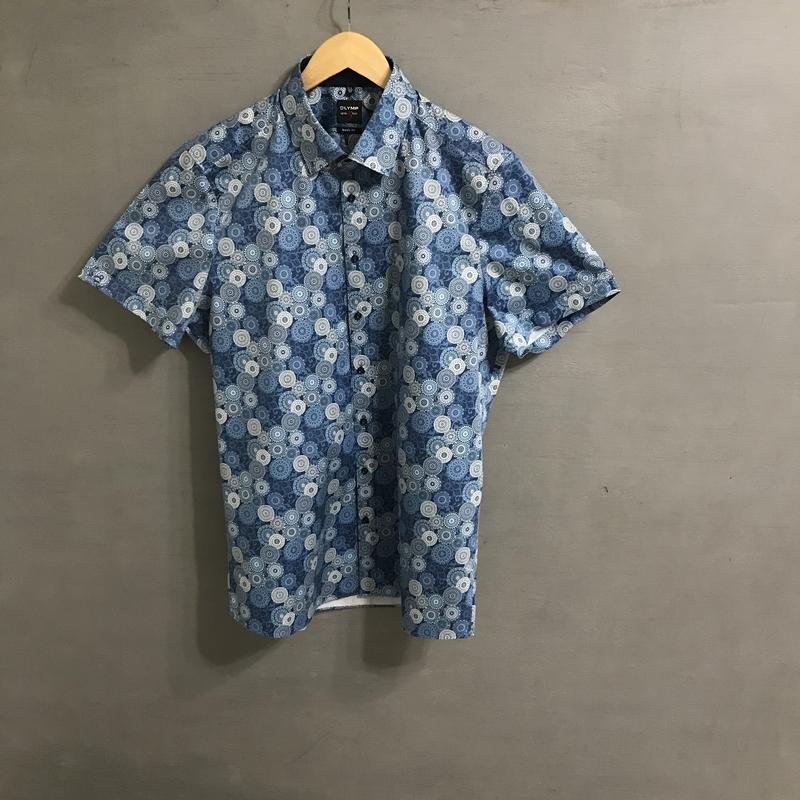 Мужской Olymp Футболка Тёмно-синий Хлопок XL