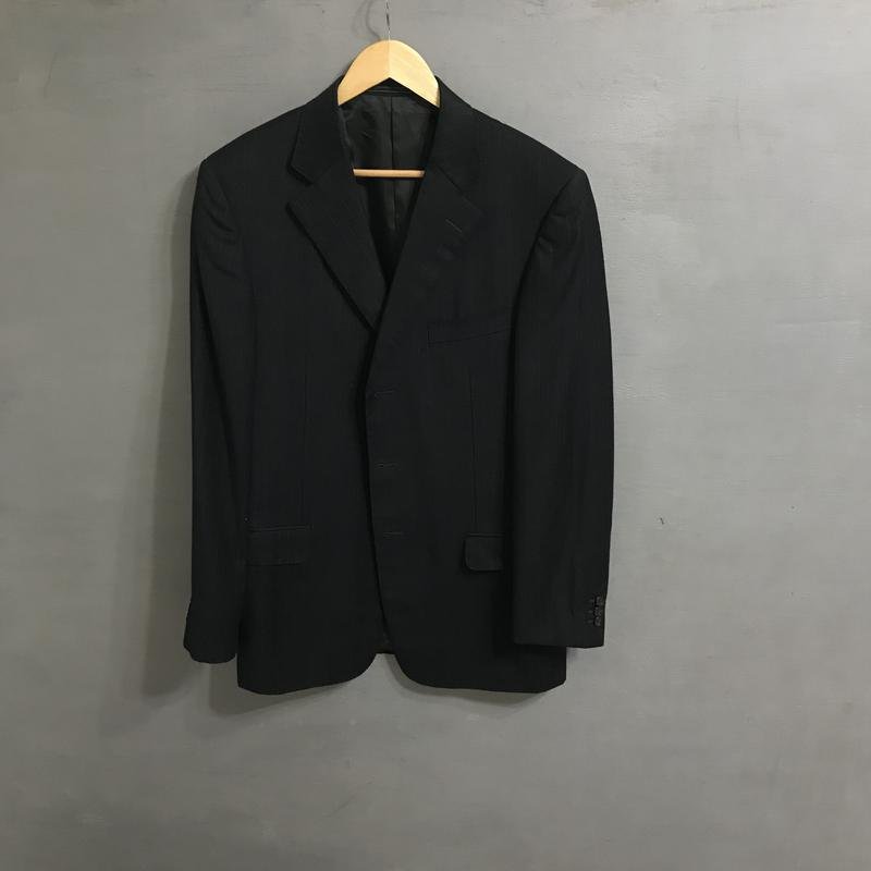 Men Ermenegildo Zegna Suit Black Wool L