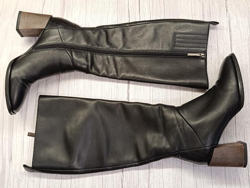 Femme Vitto Rossi Bottes Noir Cuir 38