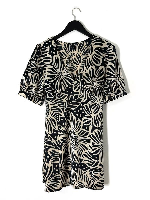 Women New Look Dress Black Polyester XL
