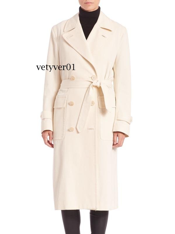 Women Polo Ralph Lauren Trench Coat White S