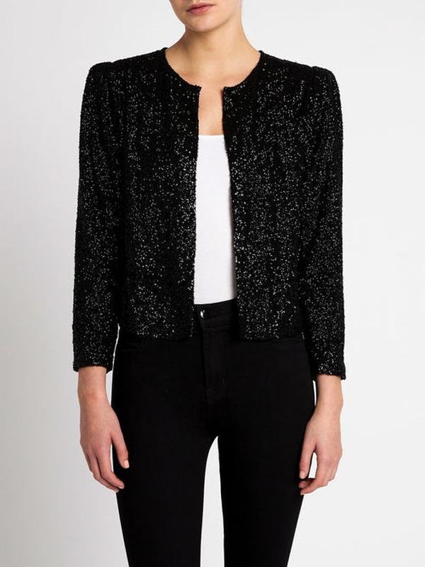 Femme IRO Veste Noire Sequins S