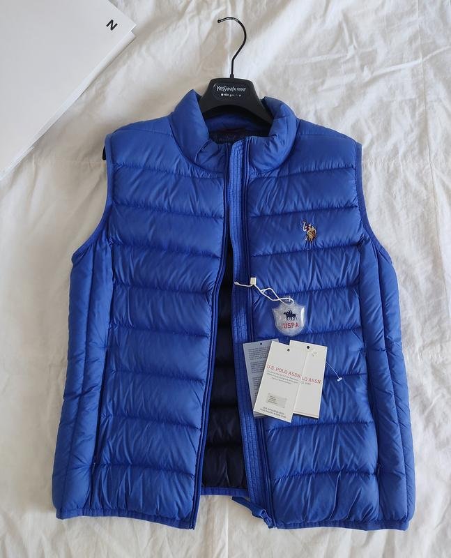 Women U.S. Polo Assn Vest Navy  S