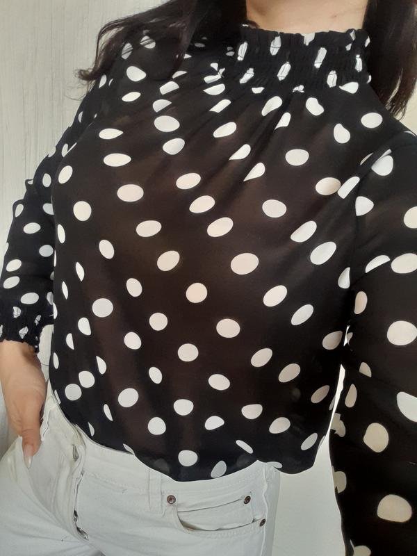 Femme New Look Chemisier Noir Chiffon 38