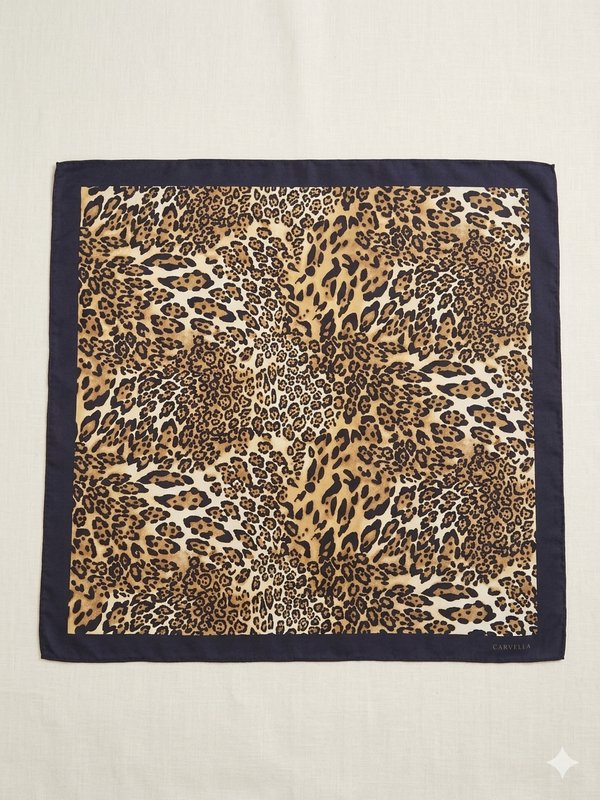 Женский Carvela Платок Бежевый Графитовый Шелк
