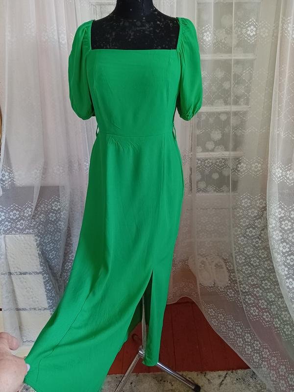 Femme New Look Robe Verte Viscose 40