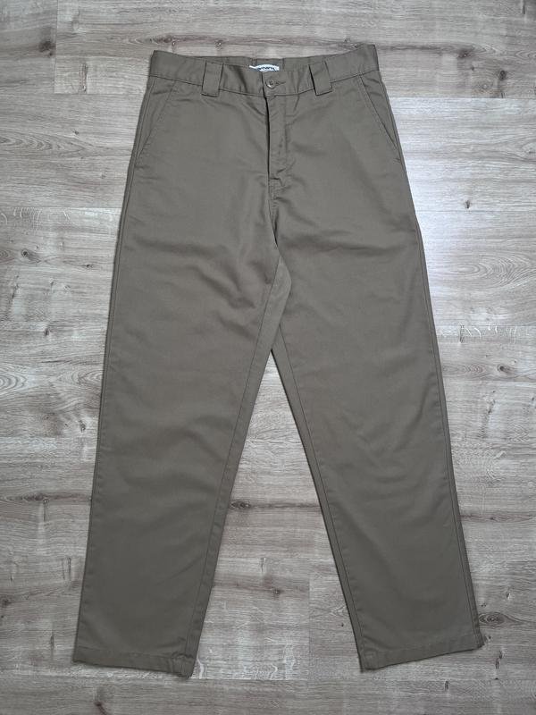 Женские Carhartt WIP Брюки Коричневый Хлопок S
