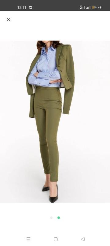 Damen Patrizia Pepe Anzug Khaki Polyamid XXS