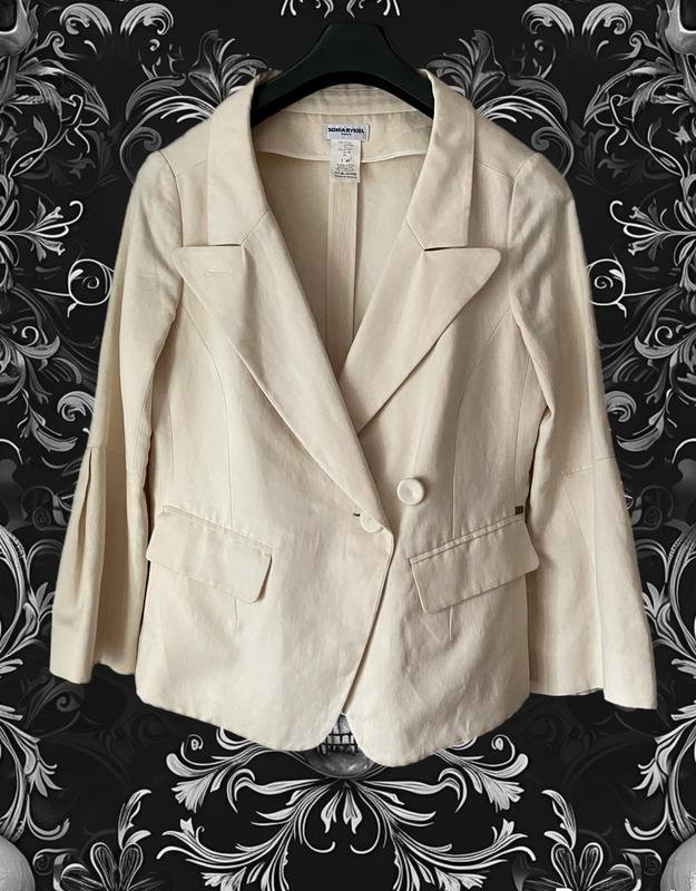 Damen Sonia Rykiel Blazer Weiß Baumwolle L