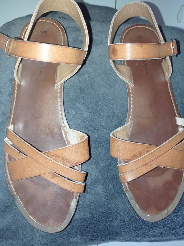 Femme New Look Talons Marron Cuir 40