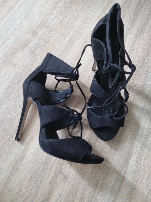 Femme New Look Talons Noir Suède 38
