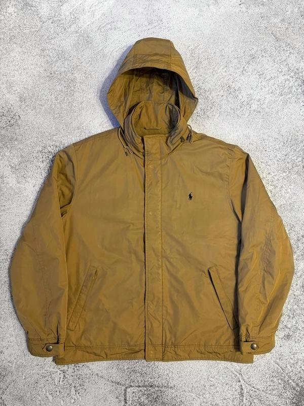 Men Polo Ralph Lauren Jacket Mustard Polyester L