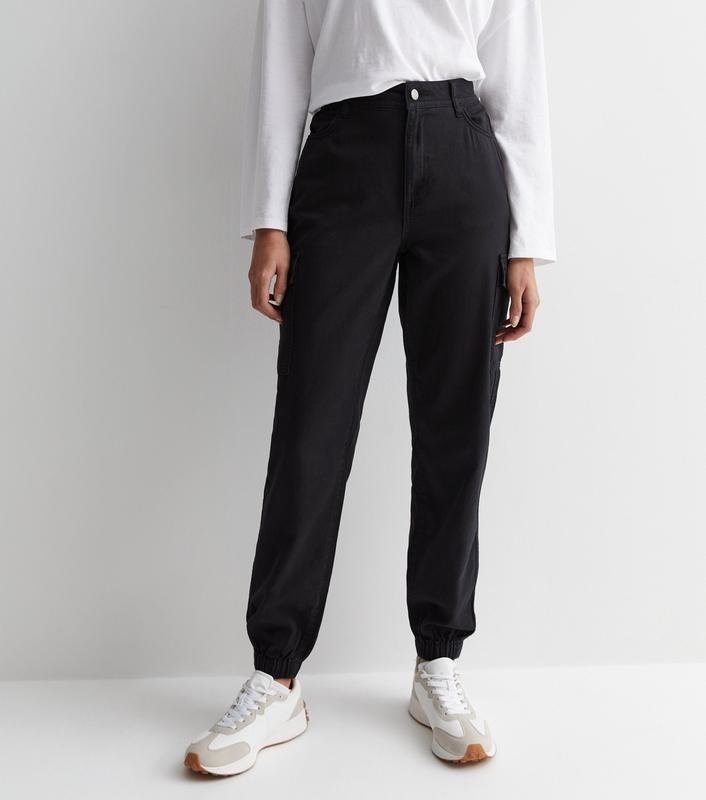 Femme New Look Jeans Noir Coton M