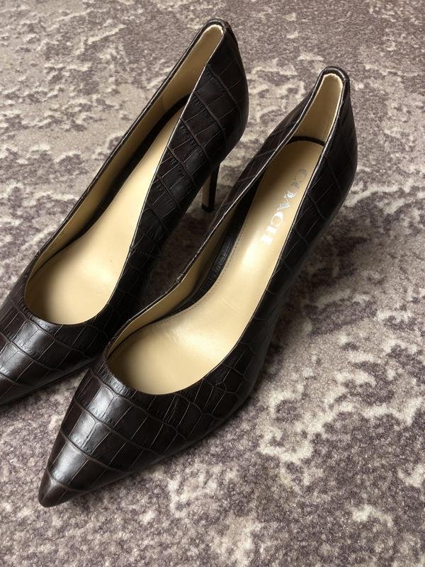 Женские Coach Туфли Коричневые Кожа 40