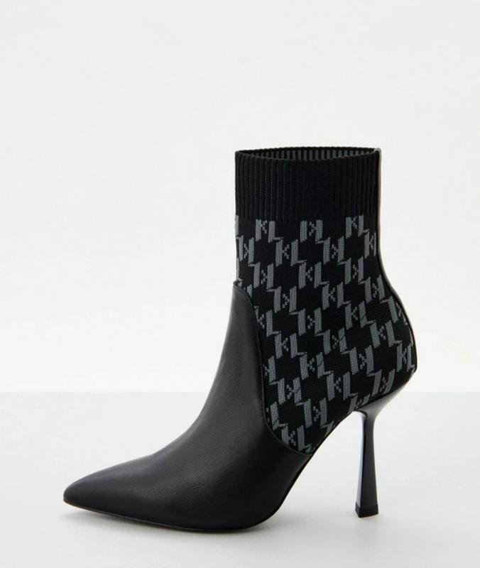 Donna Karl Lagerfeld Stivaletti Nero Tessuto 39