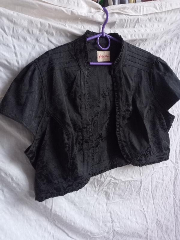 Donna Lilly&Rose Bolero Nero Jacquard 50