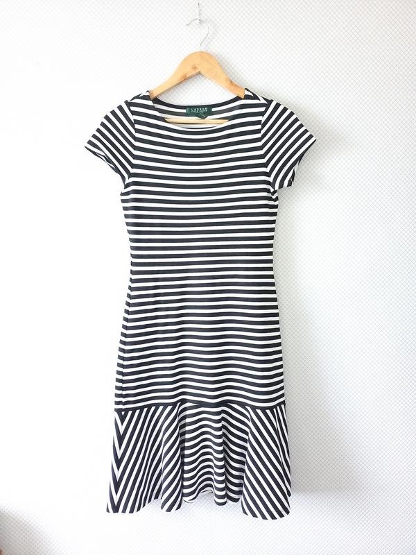 Donna Lauren Ralph Lauren Abito Nero Viscosa XS