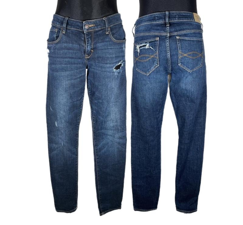 Женские Abercrombie & Fitch Джинсы Синий Хлопок M