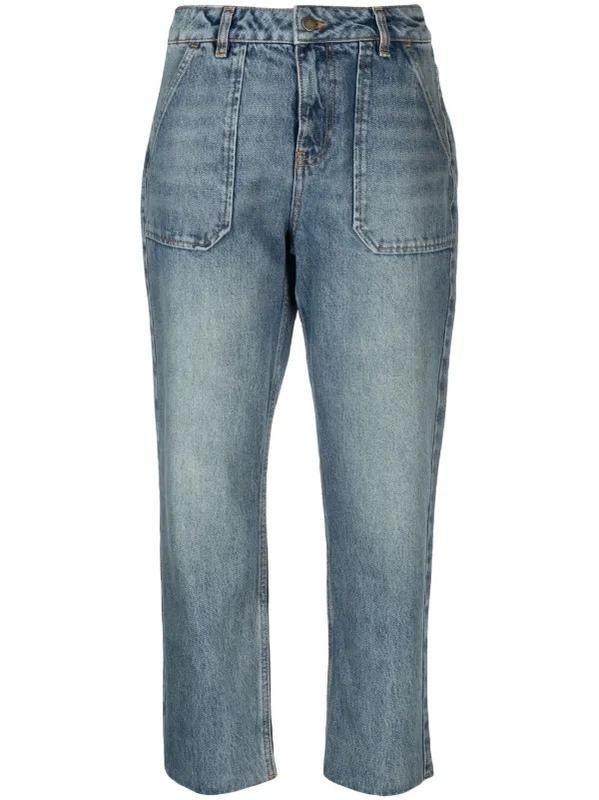 Femme Ba&sh Jeans Bleu Marine M