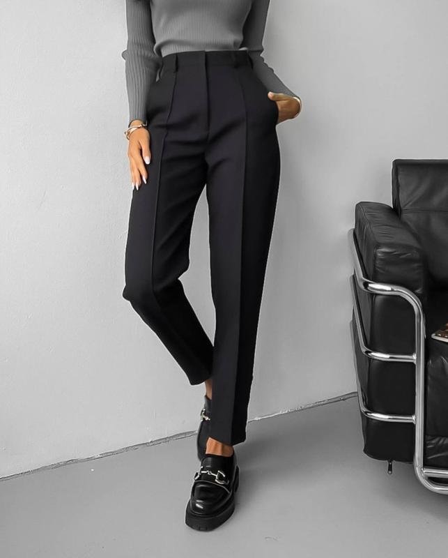 Femme Yves Saint Laurent Pantalons Noir Laine S