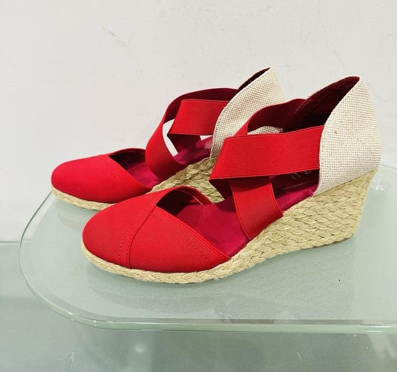 Donna Lauren Ralph Lauren Tacchi Rosso Cotone 40