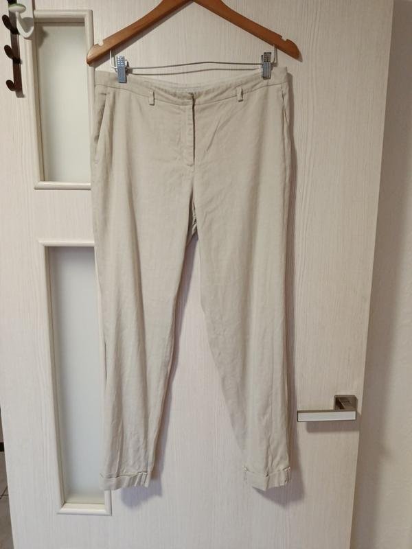 Femme Fabiana Filippi Pantalon Gris Coton 38