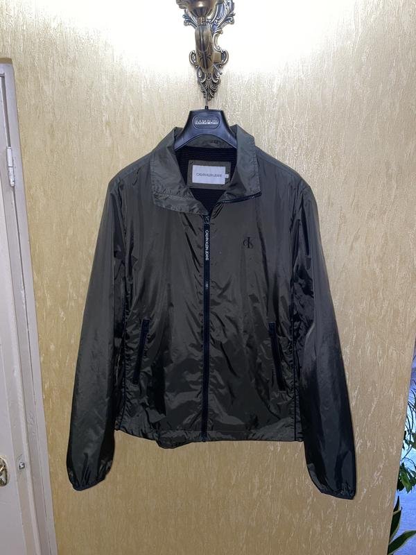 Herren Calvin Klein Jacke Khaki L