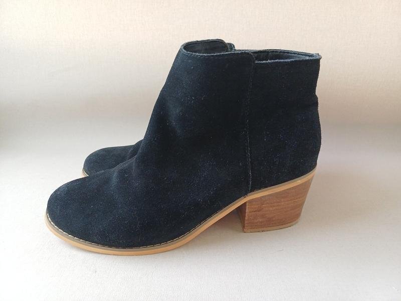 Femme New Look Bottines Noires Suède 42