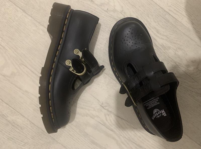 Donna Dr. Martens Tacchi Nero Pelle Sintetica 37