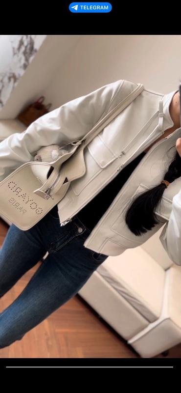 Women Christian Dior Jacket White Leather S