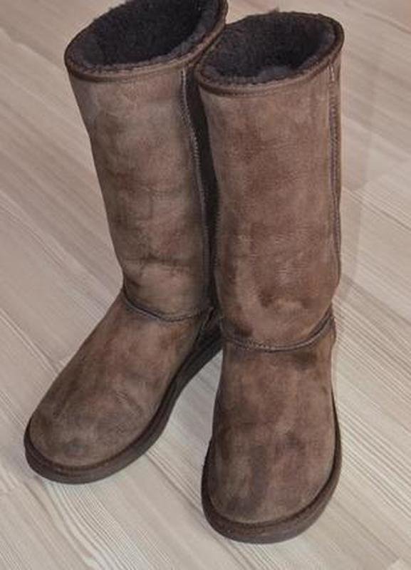 Women UGG Australia Boots White Sheepskin 6