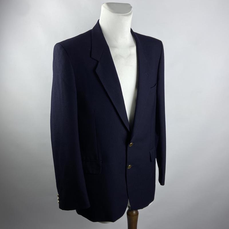 Uomo BHS Blazer Blu Navy Lana M