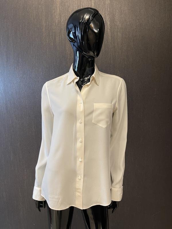 Femme Loro Piana Chemise Blanche Soie S