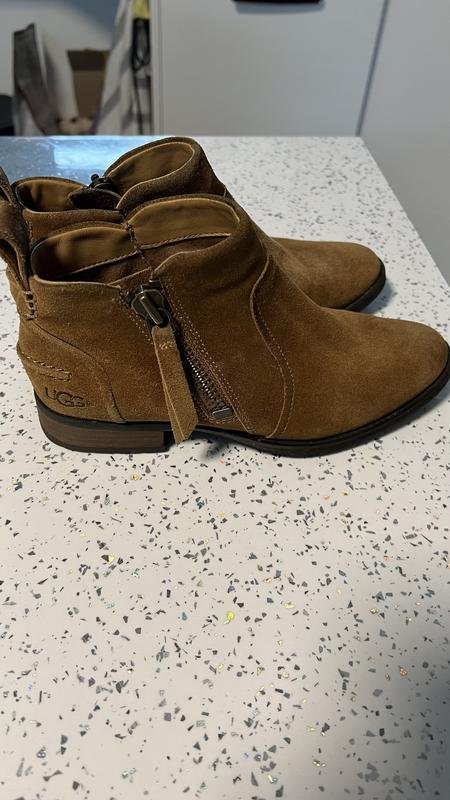 Women UGG Boots Beige Suede 36