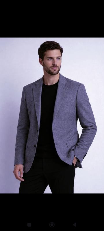 Мужской Cerruti Пальто Серый Шерсть 50