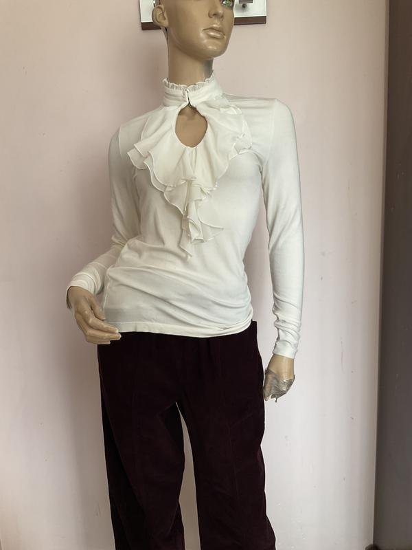 Donna Lauren Ralph Lauren Camicia Bianca Maglia 34