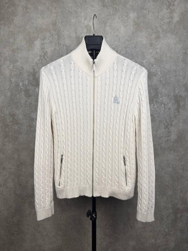 Donna Lauren Ralph Lauren Maglione Bianco Cotone L