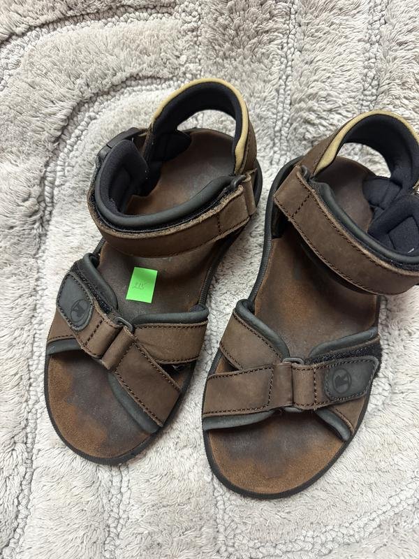 Homme Clarks Sandales Marron Cuir 40