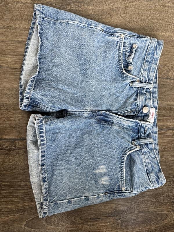 Женские Pepe Jeans Шорты Тёмно-синие Джинс S
