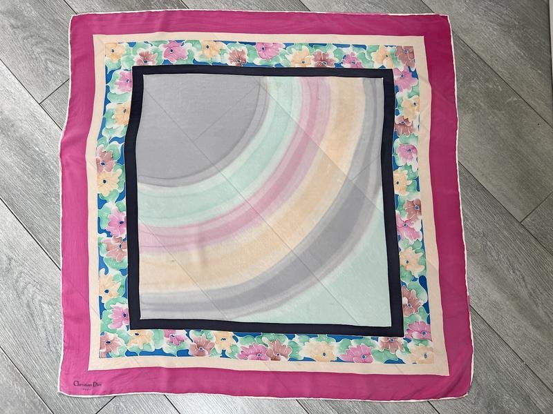 Женский Christian Dior Шарф Разноцветный Шелк