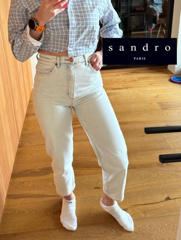 Femme Sandro Paris Jeans Blanc 36
