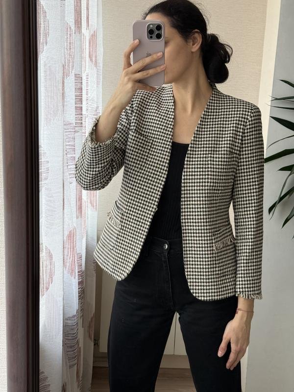 Женский Weekend Max Mara Пиджак Белый Хлопок M-L