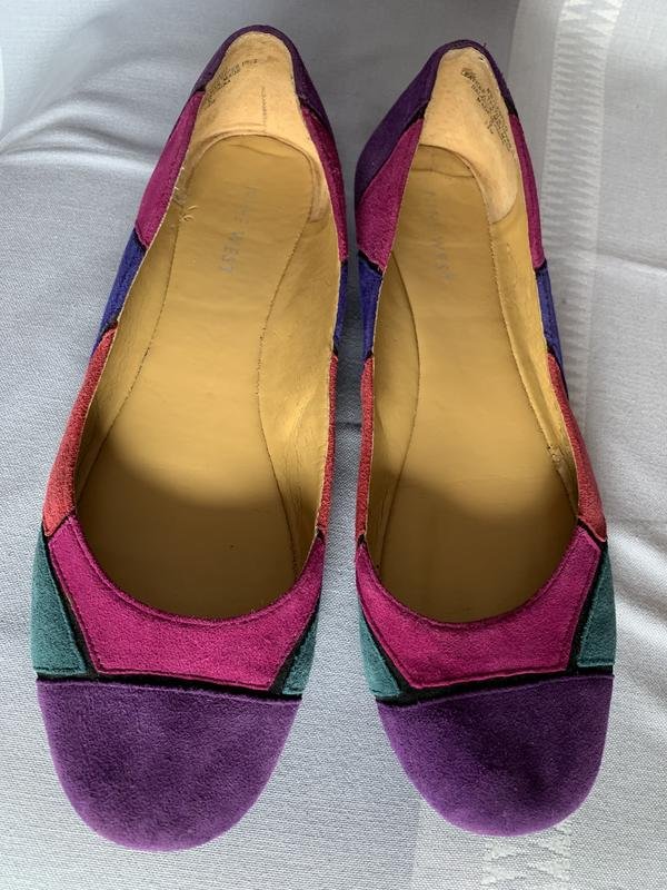 Женские Nine West Каблуки Разноцветный Замша 37