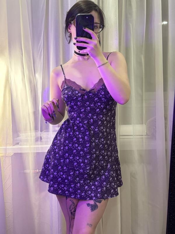 Femme Etam Robe Violet Imprimé Floral S