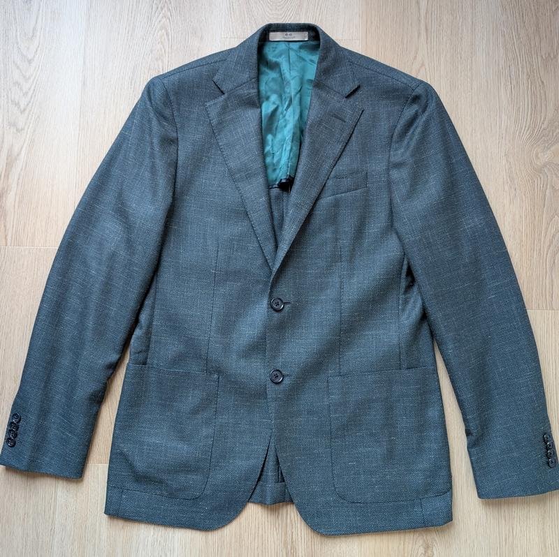 Herren Corneliani Sakko Marineblau Baumwolle 48