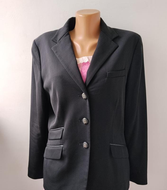Donna Lauren Ralph Lauren Blazer Nero Lana M
