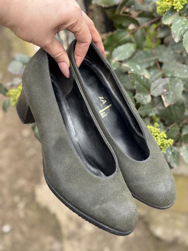 Femme CLARINA Talons Olive Cuir 38